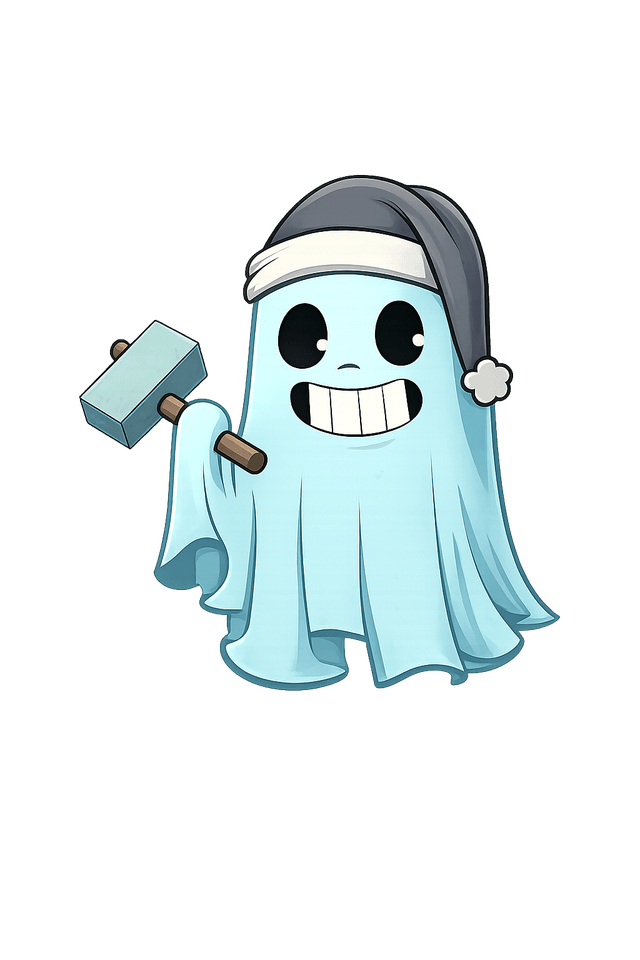 Ghosted mascot